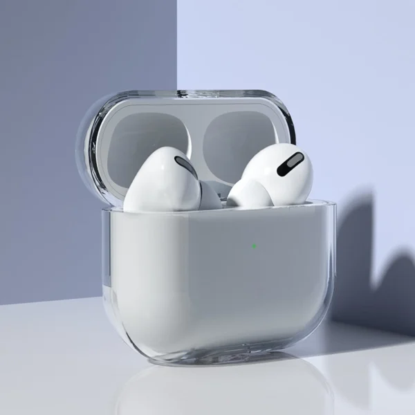 Case for AirPods 3 hard and strong cover for headphones transparent (case A)eng