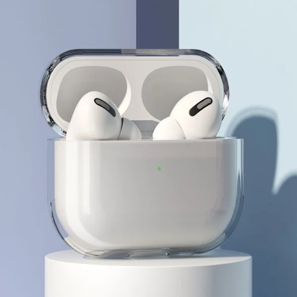 Case for AirPods 3 hard and strong cover for headphones transparent (case A)eng