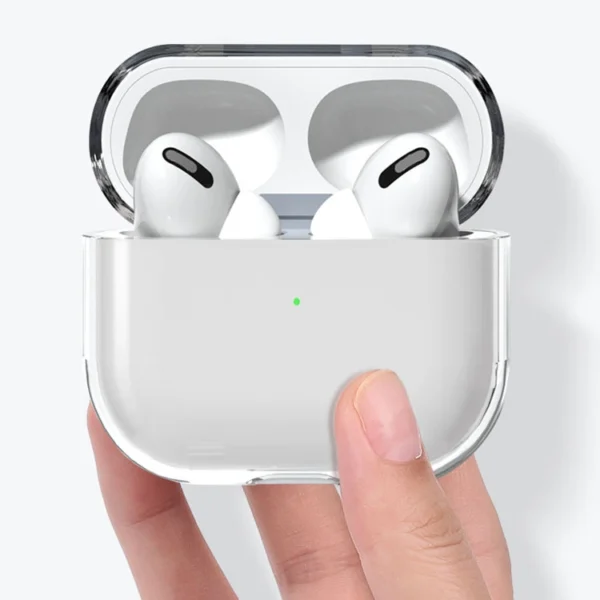 Case for AirPods 3 hard and strong cover for headphones transparent (case A)eng