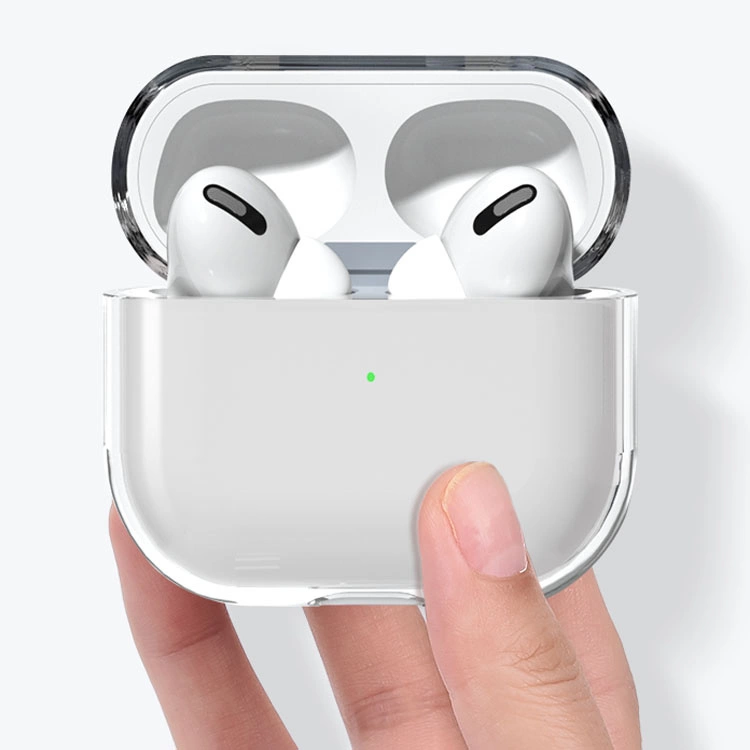Case for AirPods 3 hard and strong cover for headphones transparent (case A)eng
