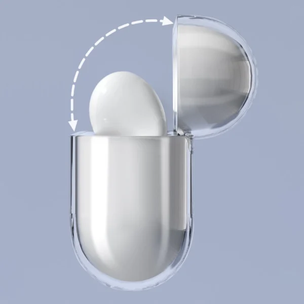 Case for AirPods 3 hard and strong cover for headphones transparent (case A)eng