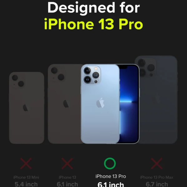 Ringke Fusion X Design durable PC Case with TPU Bumper for iPhone 13 Pro black (Ticket band) (FXD550E43)eng