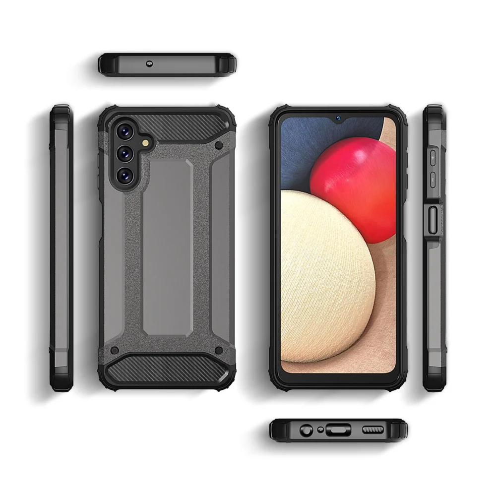 Hybrid Armor Case Tough Rugged Cover for Samsung Galaxy A13 5G blackeng