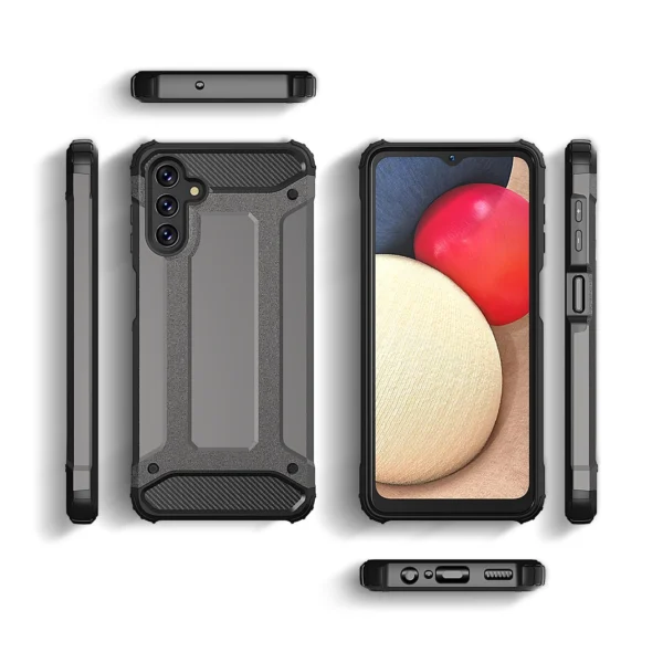 Hybrid Armor Case Tough Rugged Cover for Samsung Galaxy A13 5G blackeng