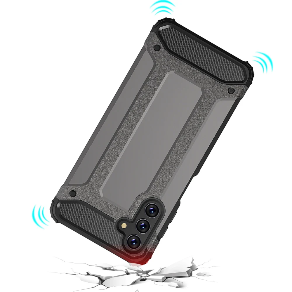 Hybrid Armor Case Tough Rugged Cover for Samsung Galaxy A13 5G blackeng