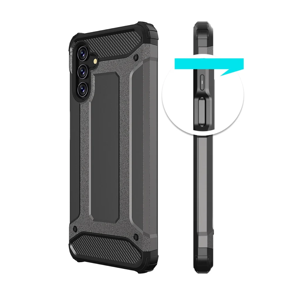 Hybrid Armor Case Tough Rugged Cover for Samsung Galaxy A13 5G blackeng