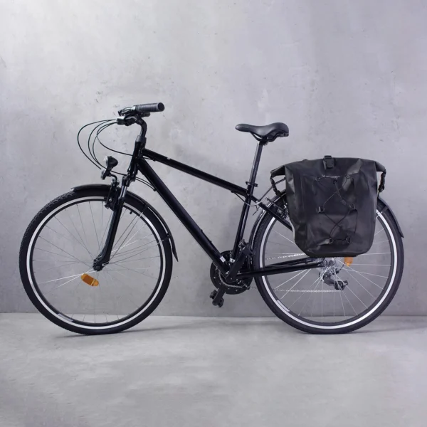 Wozinsky waterproof bicycle bag trunk pannier 25l black (WBB24BK)eng
