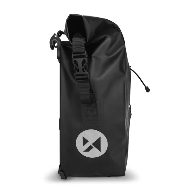 Wozinsky waterproof bicycle bag trunk pannier 25l black (WBB24BK)eng