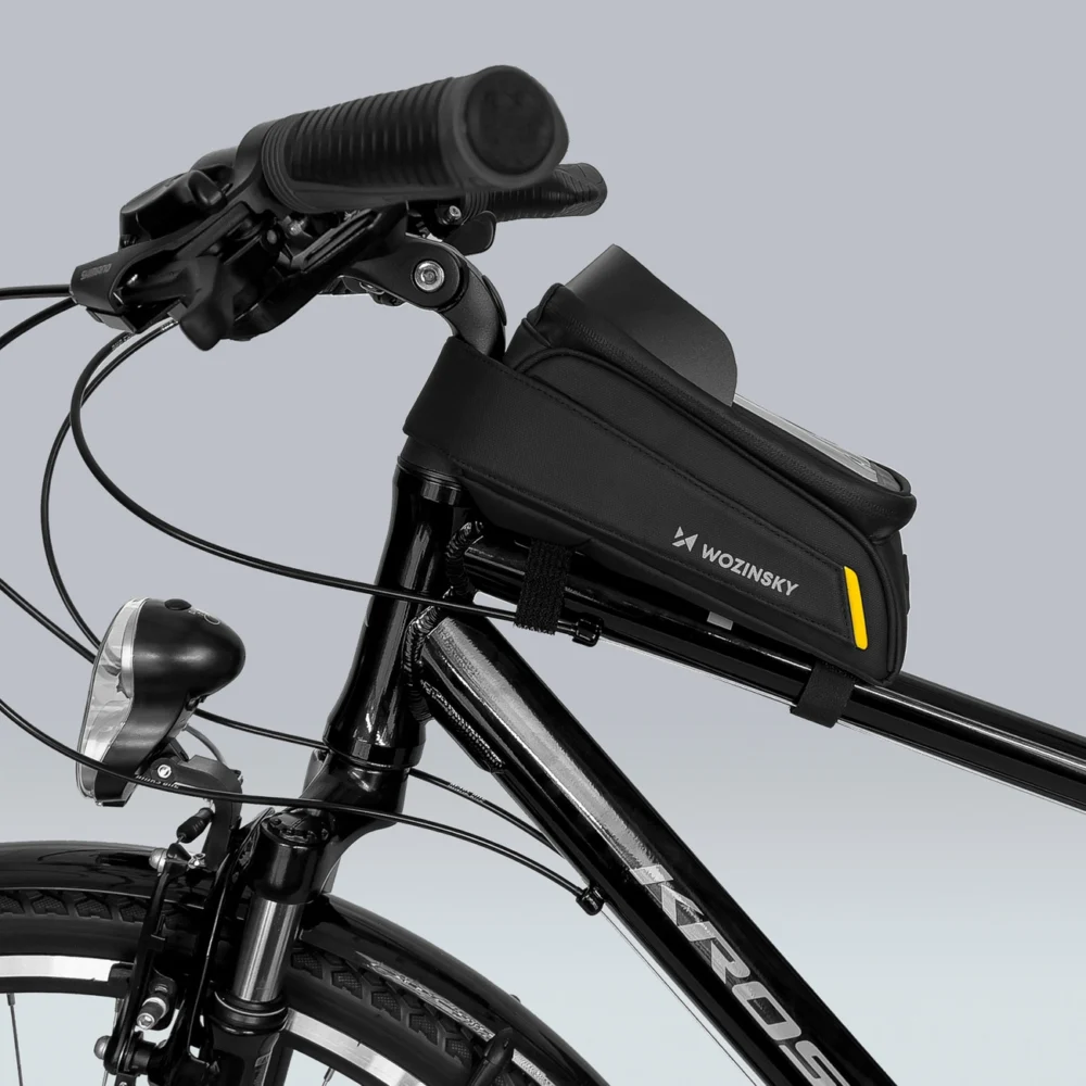 Wozinsky frame bike bag with phone case 1l black (WBB25BK)eng
