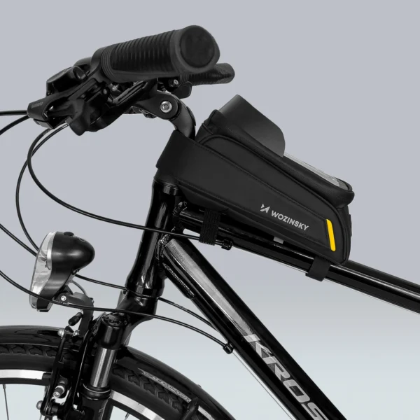Wozinsky frame bike bag with phone case 1l black (WBB25BK)eng