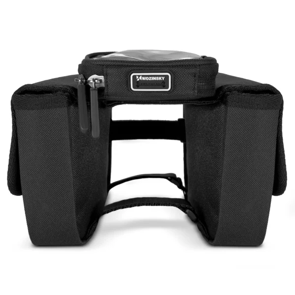 Wozinsky frame bike bag bicycle pannier waterproof phone case 1.5l black (WBB26BK)eng