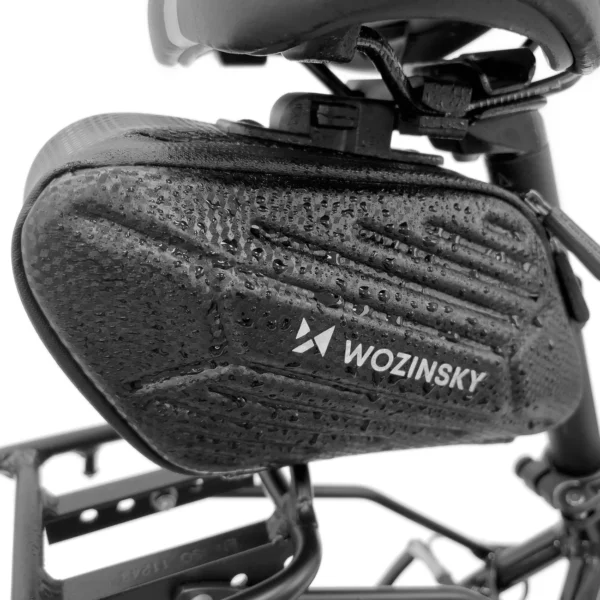 Wozinsky bicycle saddle bag waterproof 1.5l black (WBB27BK)eng