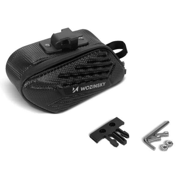 Wozinsky bicycle saddle bag waterproof 1.5l black (WBB27BK)eng