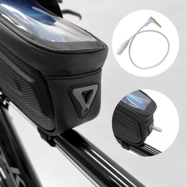 Wozinsky Bike Frame Bag 1.7l Phone Cover Black (WBB28BK)eng