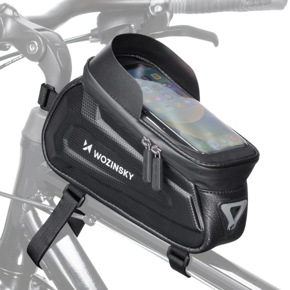 Wozinsky Bike Frame Bag 1.7l Phone Cover Black (WBB28BK)eng
