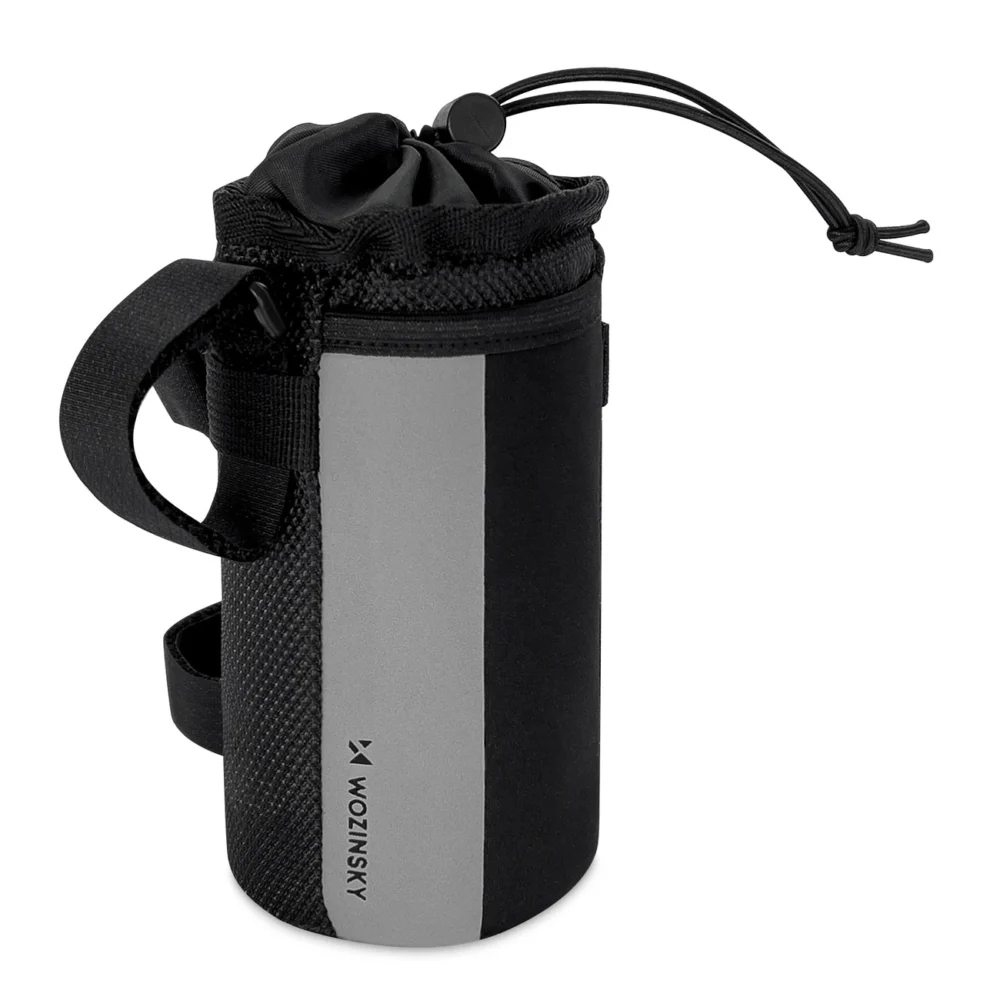 Wozinsky thermal water bottle bag for bike or scooter 1l black (WBB29BK)eng