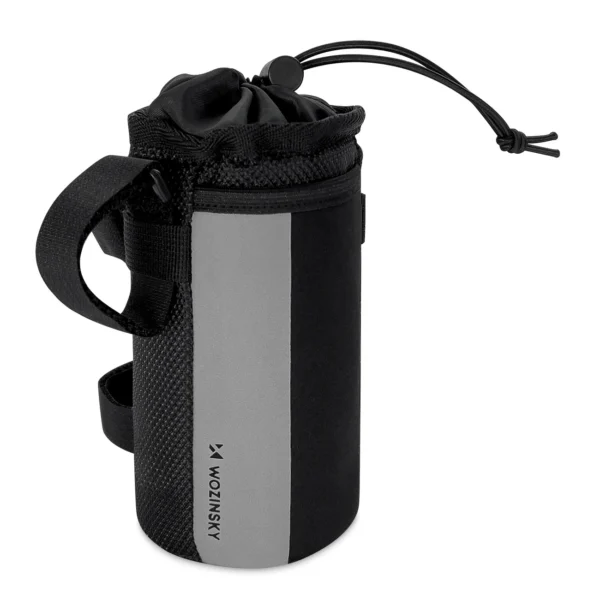 Wozinsky thermal water bottle bag for bike or scooter 1l black (WBB29BK)eng