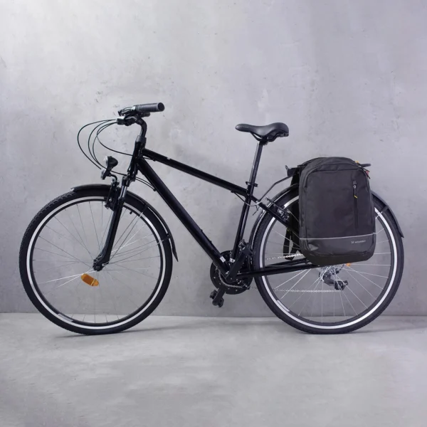 Wozinsky bicycle bag double backpack 2in1 30l black (WBB30BK)eng