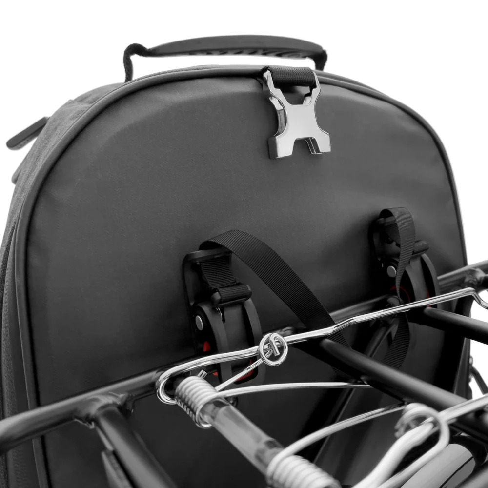 Wozinsky bike pannier bag, bike backpack with frame, 2in1, 40l, black (WBB33BK)eng