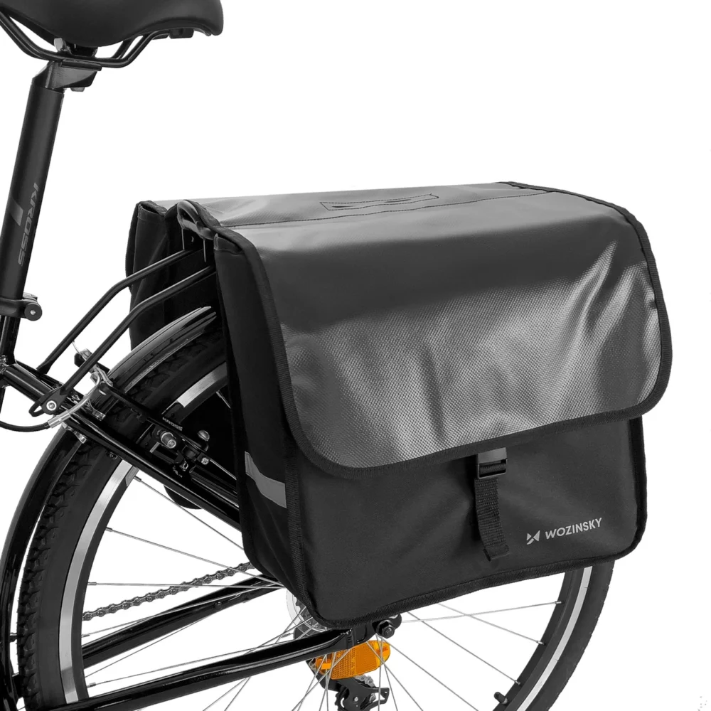 Wozinsky bicycle pannier double 28 l black (WBB34BK)eng