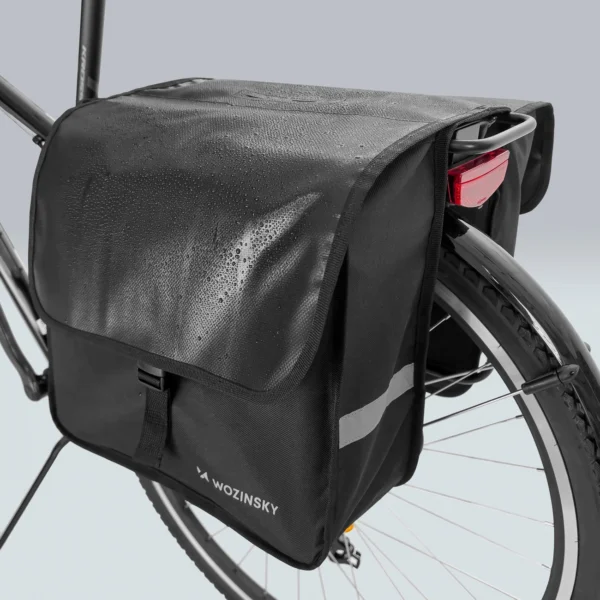 Wozinsky bicycle pannier double 28 l black (WBB34BK)eng