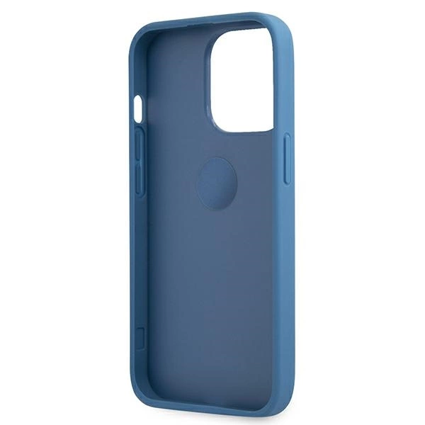 Guess GUHCP13X4GMRBL iPhone 13 Pro Max 6,7" niebieski/blue hardcase 4G with ring standeng