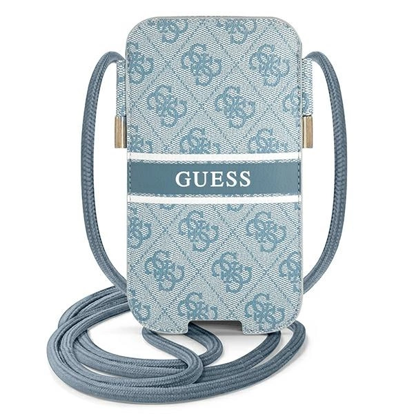 Guess Handbag GUPHL4GDBL 6.7" blue/blue hardcase 4G Stripeeng
