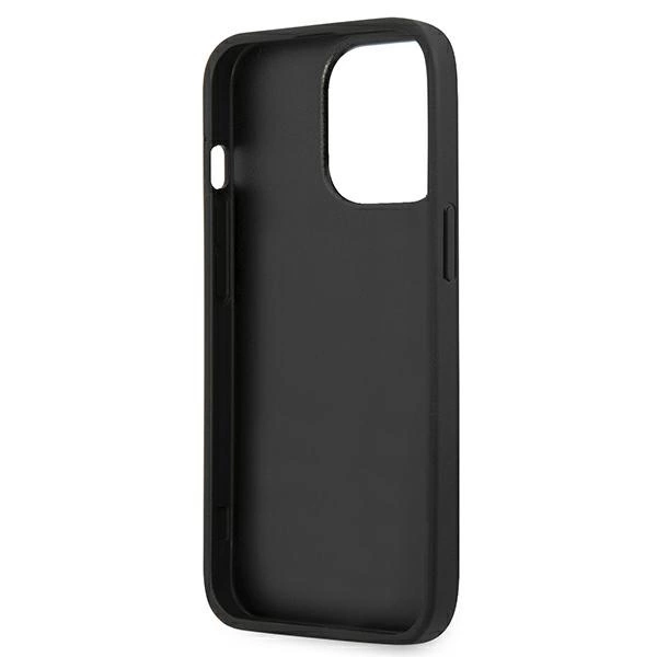 Karl Lagerfeld Leather Ikonik Karl's Head Metal Case for iPhone 13 Pro / 13 6.1" - Pinkeng