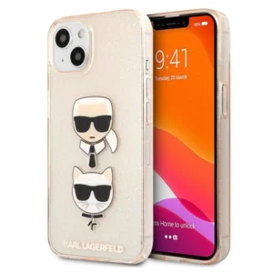Karl Lagerfeld KLHCP13SKCTUGLGO iPhone 13 mini 5,4" złoty/gold hardcase Glitter Karl`s & Choupetteeng
