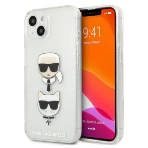 Karl Lagerfeld KLHCP13SKCTUGLS iPhone 13 mini 5,4" srebrny/silver hardcase Glitter Karl`s & Choupetteeng