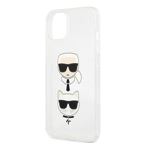 Karl Lagerfeld KLHCP13SKCTUGLS iPhone 13 mini 5,4" srebrny/silver hardcase Glitter Karl`s & Choupetteeng