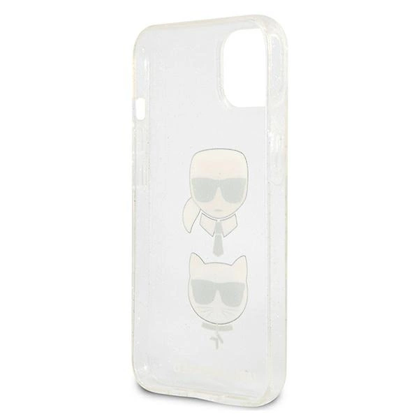 Karl Lagerfeld KLHCP13SKCTUGLS iPhone 13 mini 5,4" srebrny/silver hardcase Glitter Karl`s & Choupetteeng