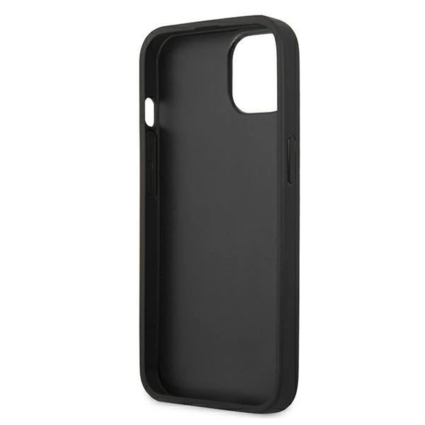 Karl Lagerfeld KLHCP13SPKMK iPhone 13 mini 5,4" czarny/black hardcase Leather Ikonik Karl`s Head Metaleng