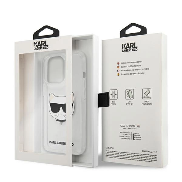 Karl Lagerfeld KLHCP13XCTR iPhone 13 Pro Max 6,7" hardcase transparent Choupette Headeng
