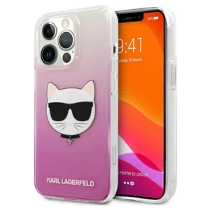 Karl Lagerfeld KLHCP13XCTRP iPhone 13 Pro Max 6,7" hardcase różowy/pink Choupette Headeng