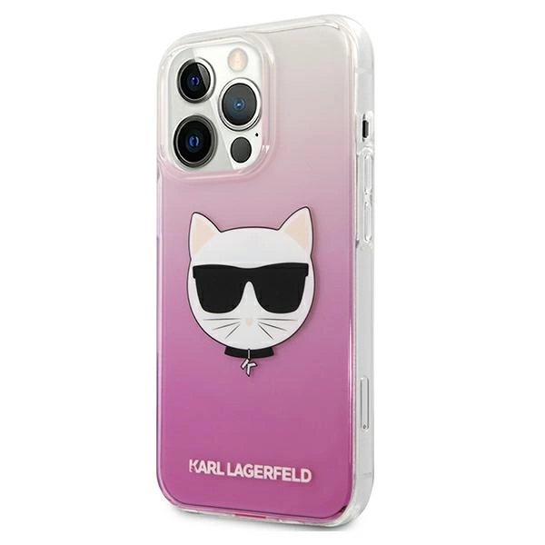 Karl Lagerfeld KLHCP13XCTRP iPhone 13 Pro Max 6,7" hardcase różowy/pink Choupette Headeng