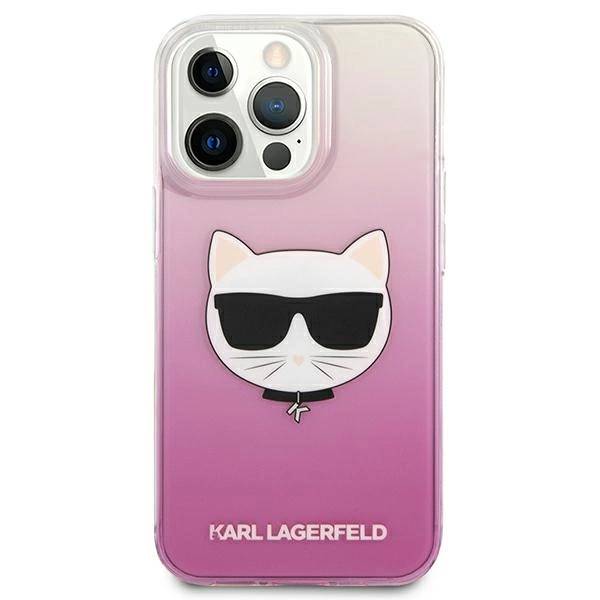 Karl Lagerfeld KLHCP13XCTRP iPhone 13 Pro Max 6,7" hardcase różowy/pink Choupette Headeng