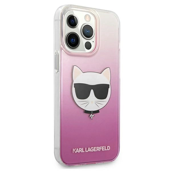 Karl Lagerfeld KLHCP13XCTRP iPhone 13 Pro Max 6,7" hardcase różowy/pink Choupette Headeng