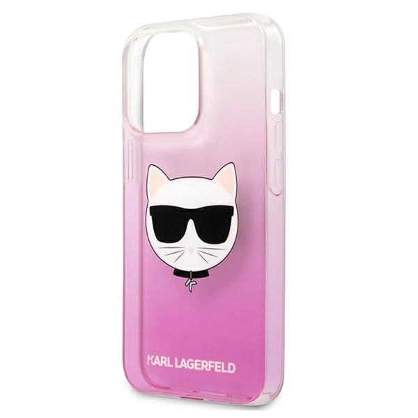 Karl Lagerfeld KLHCP13XCTRP iPhone 13 Pro Max 6,7" hardcase różowy/pink Choupette Headeng