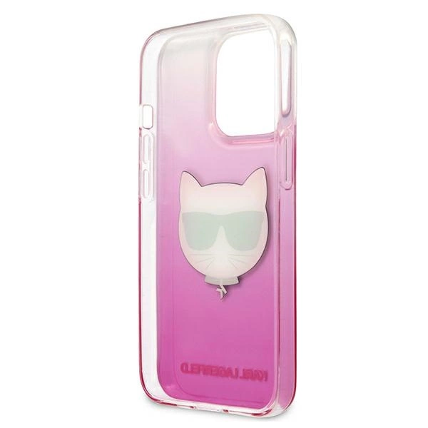 Karl Lagerfeld KLHCP13XCTRP iPhone 13 Pro Max 6,7" hardcase różowy/pink Choupette Headeng