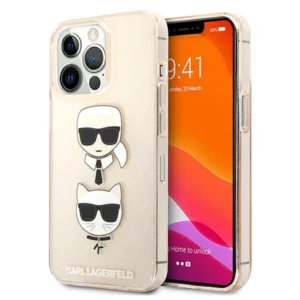 Karl Lagerfeld KLHCP13XKCTUGLGO iPhone 13 Pro Max 6,7" złoty/gold hardcase Glitter Karl`s & Choupetteeng