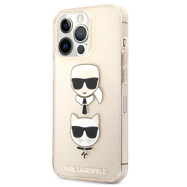 Karl Lagerfeld KLHCP13XKCTUGLGO iPhone 13 Pro Max 6,7" złoty/gold hardcase Glitter Karl`s & Choupetteeng