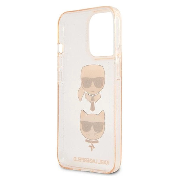 Karl Lagerfeld KLHCP13XKCTUGLGO iPhone 13 Pro Max 6,7" złoty/gold hardcase Glitter Karl`s & Choupetteeng