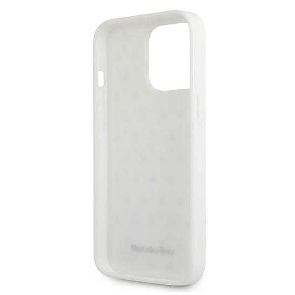 Mercedes MEHCP13LESPWH iPhone 13 Pro / 13 6,1" biały/white hardcase Silver Stars Patterneng