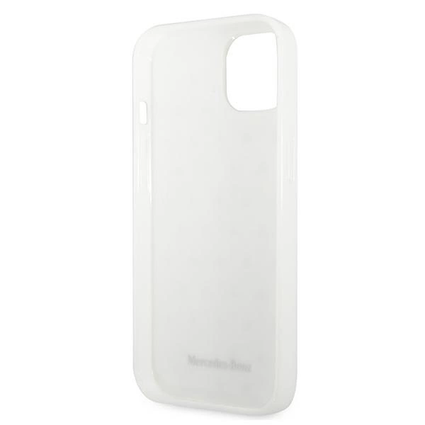 Mercedes MEHCP13MESPWH iPhone 13 6,1" biały/white hardcase Silver Stars Patterneng