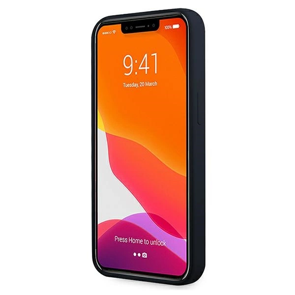Mercedes MEHCP13SSILNA iPhone 13 mini 5,4" granatowy/navy hardcase Silicone Lineeng