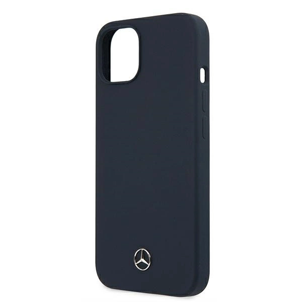 Mercedes MEHCP13SSILNA iPhone 13 mini 5,4" granatowy/navy hardcase Silicone Lineeng