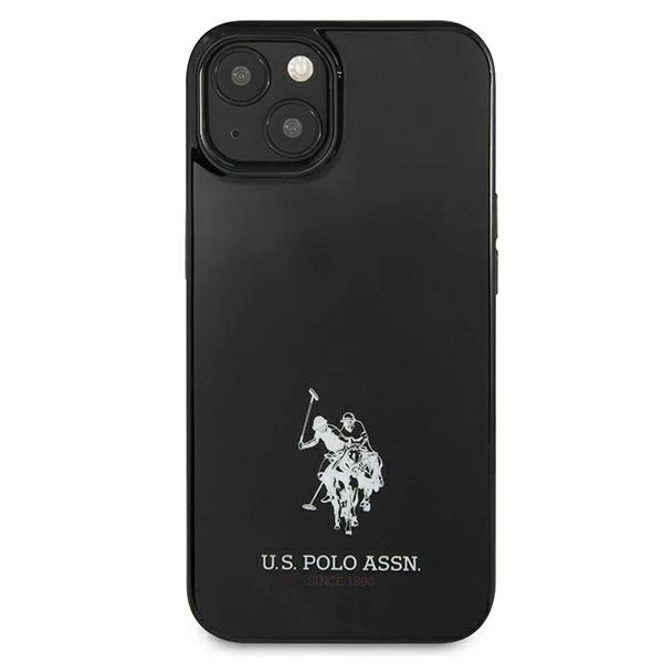 US Polo USHCP13MUMHK iPhone 13 6.1" black/black hardcase Horses Logoeng