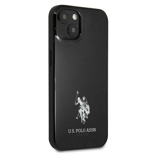 US Polo USHCP13MUMHK iPhone 13 6.1" black/black hardcase Horses Logoeng