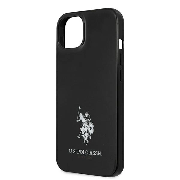 US Polo USHCP13MUMHK iPhone 13 6.1" black/black hardcase Horses Logoeng
